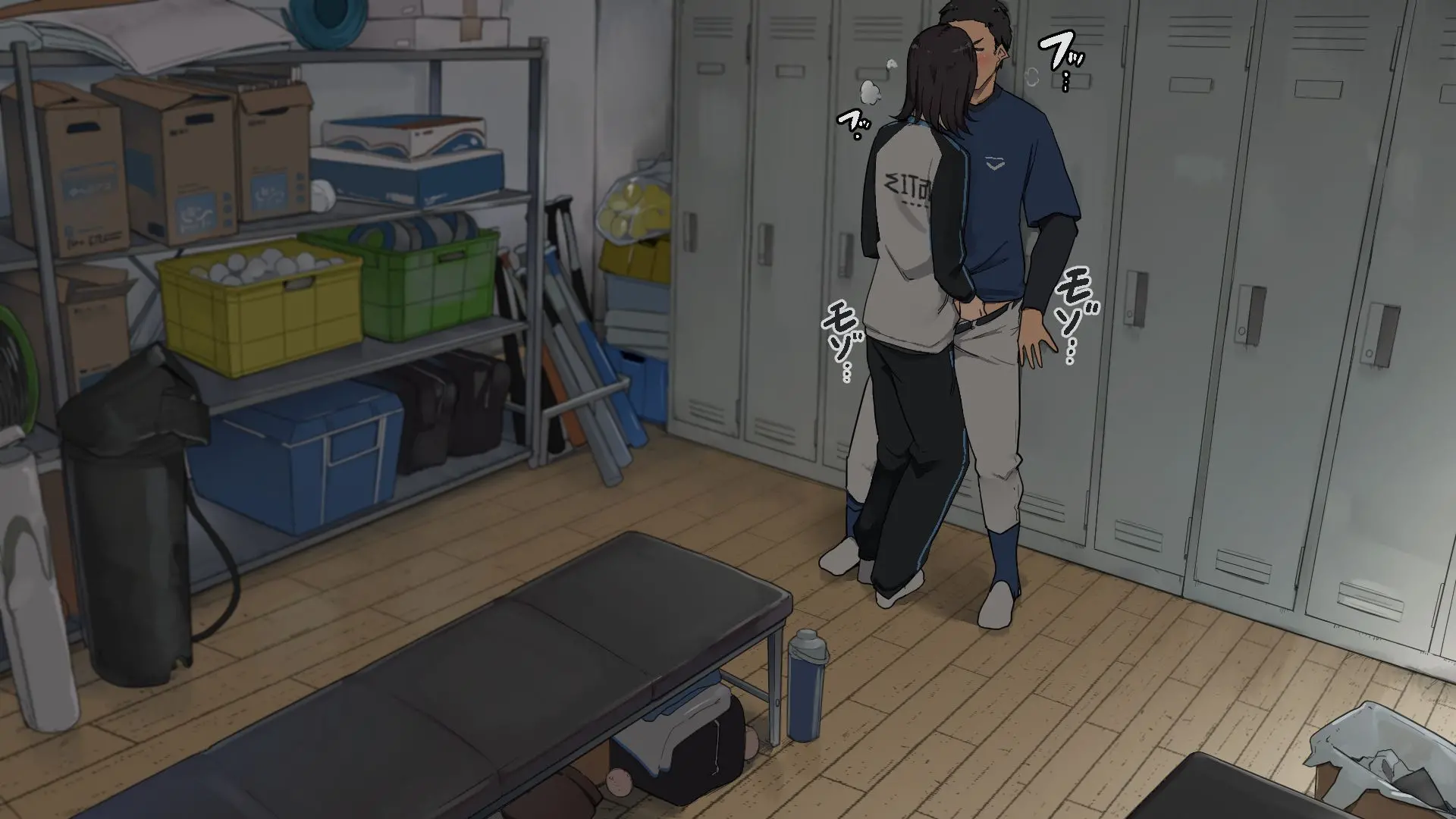 Tsukiatteru Senpai Joshi Manager Ni Bushitsu De Nuite Morau | 사귀는 선배 여자 매니저에게 부실에서 빼달라고 하기
